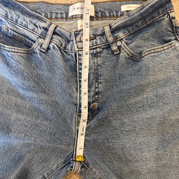 FRAME The Borrowed Mid Rise Boyfriend Jeans Ricochet Women's Size 26 - Picture 10 of 12